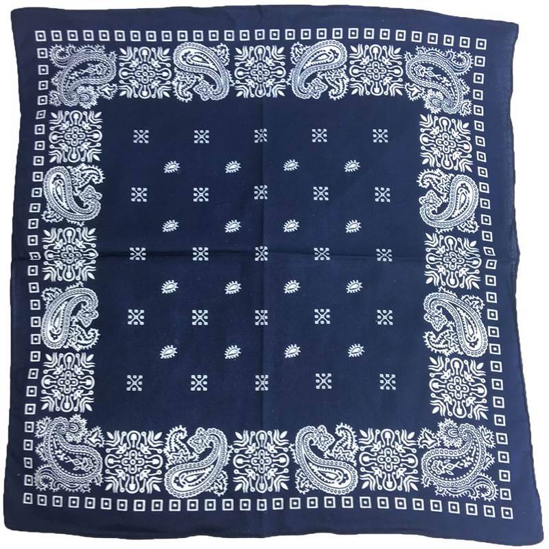 Blue cowboy scarf